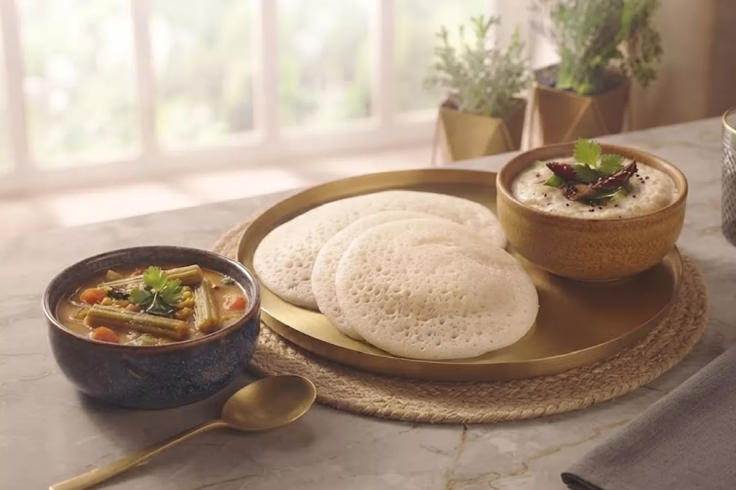 Set Dosa with Sambar